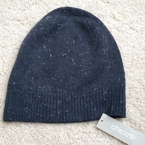 New Chico's Shine Knit Hat